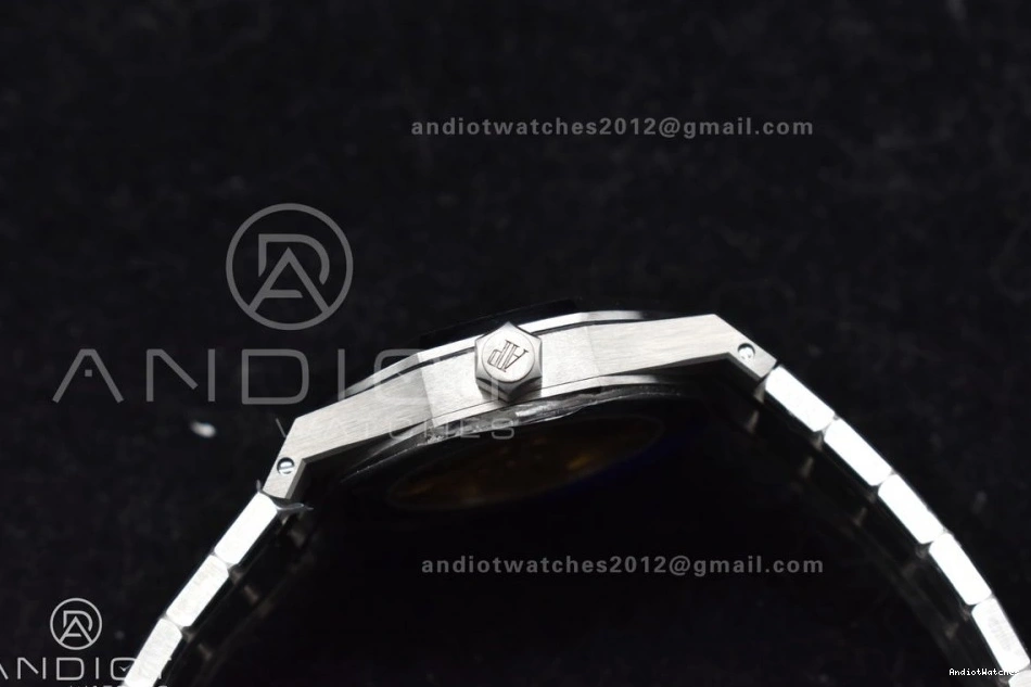 SA3120 1030 Dial Royal Best 37mm Gray SS on 1:1 Textured SS Bracelet Oak Edition Clone Super 15450 MultiPurpose ZF 0910